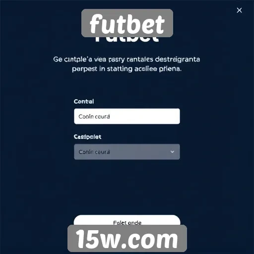Como criar uma conta no futbet